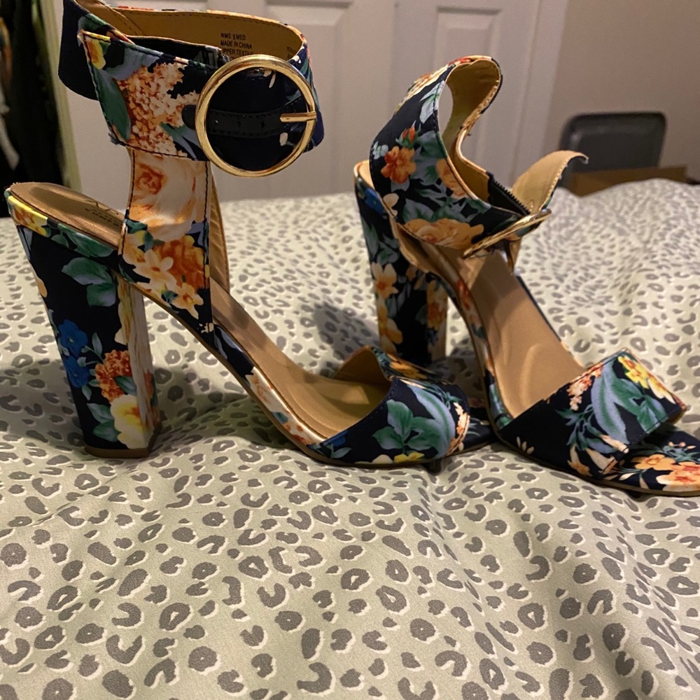 Floral heels